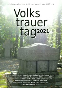 Volkstrauertag am 14. November 2021