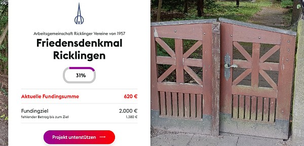 Herzensprojekt: Friedensdenkmal Ricklingen