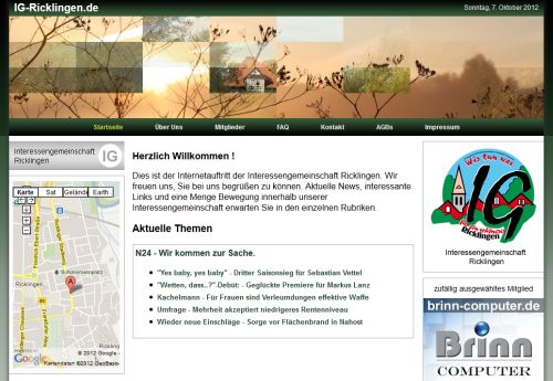 Homepage der Interessengemeinschaft Ricklingen